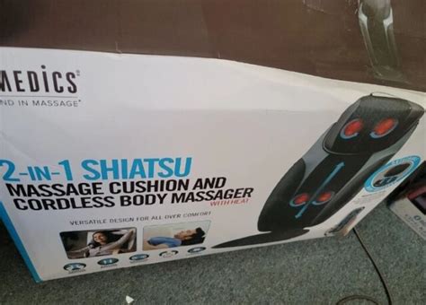 Homedics 2 In 1 Shiatsu Massage Cushion And Cordless Body Massager