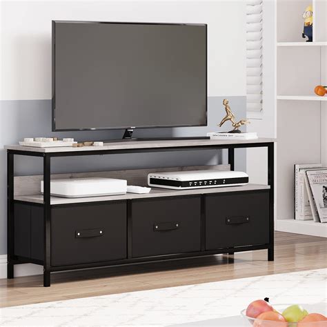 Danolapsi Dresser Tv Stand55 Inch Modern Entertainment Center With Storagetv Stand For Bedroom