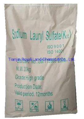 SLS Sodium Lauryl Sulfate Needles Foaming Agent Chemical K12 CAS 151 21