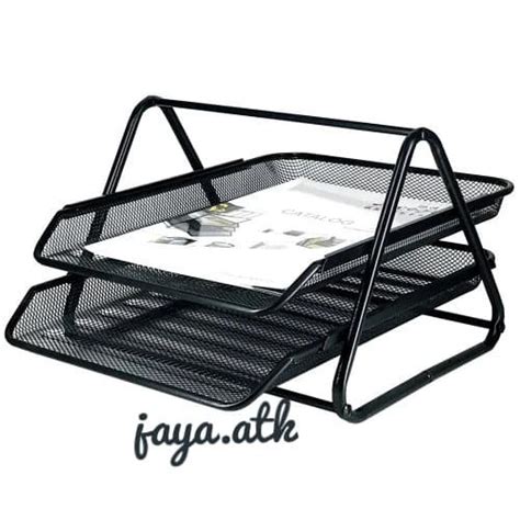 Jual ELEVATED TRAY RAK DOKUMEN KERTAS 2 SUSUN LETTER TRAY PAPER TRAY 2