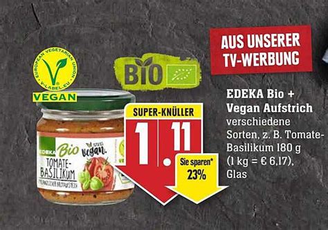 Edeka Bio Vegan Aufstrich Angebot Bei EDEKA 1Prospekte De