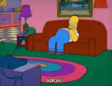 Homer Simpson Asleep On Couch - lvandcola