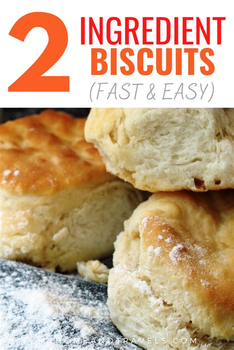 Fast And Easy 2 Ingredient Biscuits Recipe Easy Homemade Biscuits