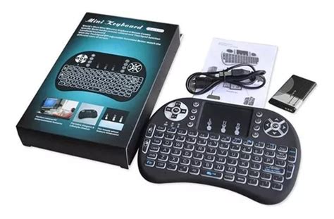 Mini Teclado Inalámbrico Airmouse Android Smart Tv Iluminado Mercadolibre