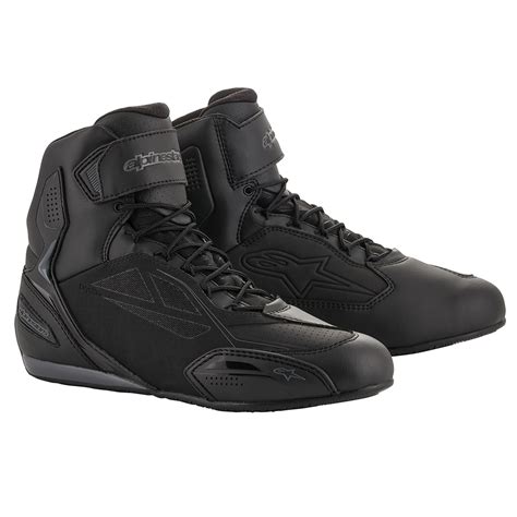 Alpinestars Faster Drystar Black Grey Boots Bdla Motorbikes