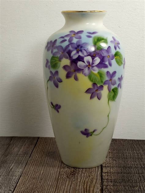 Vintage Norcrest Flower Vase Made In Japan Etsy