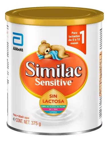 Leche De F Rmula En Polvo Abbott Similac Sensitive Sin Lactosa En Lata