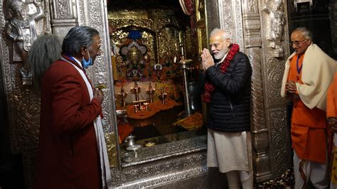 Modi Uttarakhand Visit Prime Minister Offers Prayers At Badrinath