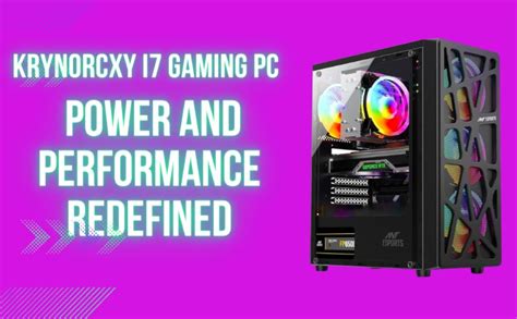 Krynorcxy I Gaming Computer Desktop Pc Core I Processor Cpu Gb