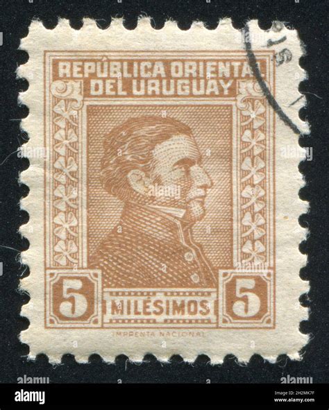 Uruguay Circa Stamp Printed By Uruguay Shows Jose Gervasio