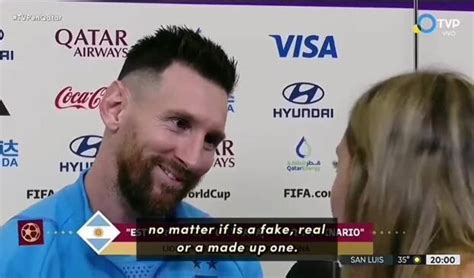 Lionel Messi Video With World Cup Tv Reporter Sofia Martinez Goes Viral Before Argentina Vs