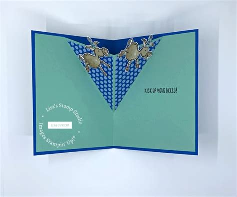 Make A Pop Up V Fold Card In Easy Steps Fun Fold Card Series