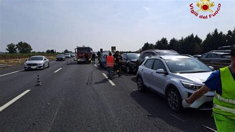 Maxi Tamponamento In A Sette Auto Coinvolte