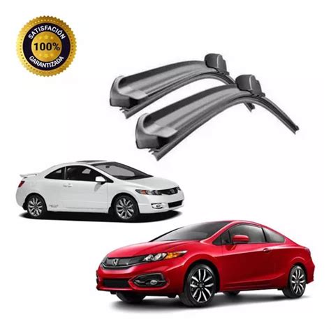 Plumas Wipers Brx Flexibles Civic Coupe 2006 2015 Meses sin interés