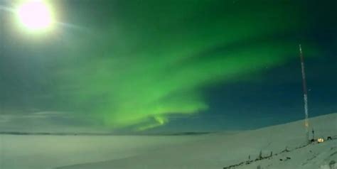 Cómo se ven las auroras australes desde la Antártida Argentina