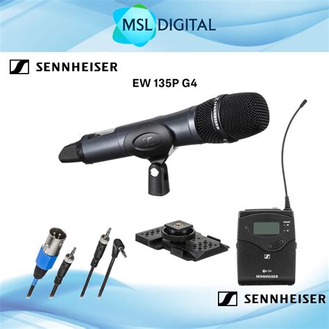 Sennheiser Ew 135p G4 Camera Mount Wireless Cardioid Handheld Microphone System Msl Digital