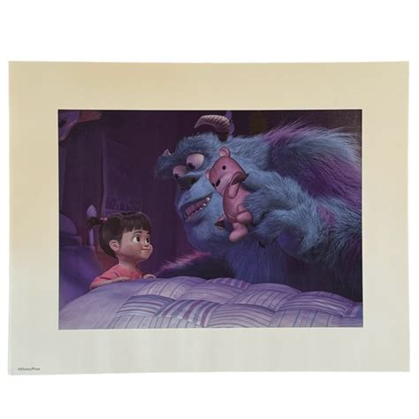 Disney Art Disneys Pixar Monsters Inc Exclusive Lithograph