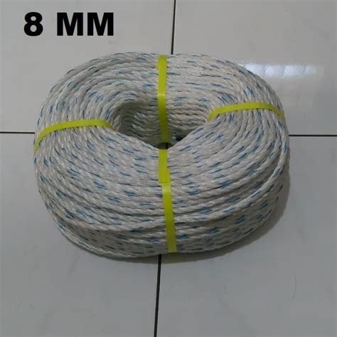 Jual Per Kg Tali Tambang Nylon Putih Mm Lentur Nilon Super Quality