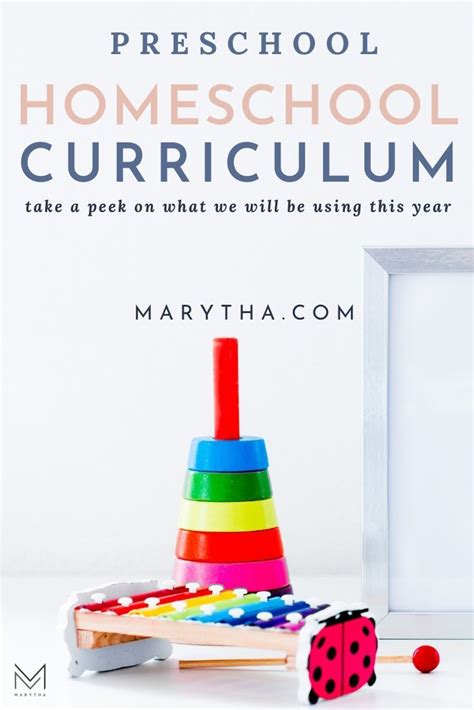 Homeschool Preschool Curriculum The Good And The Beautiful Marytha