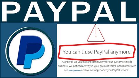 You Can No Longer Use Paypal You Cant Use Paypal Anymore Youtube