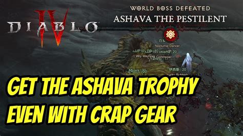 Diablo 4 Gear Sucks No Problem Get Your Ashava Mount Trophy YouTube