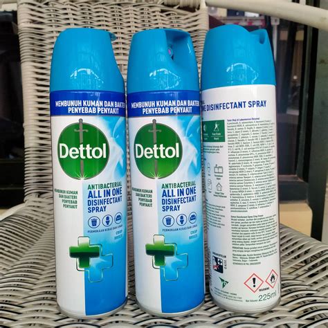 Dettol Disinfectant Spray Crisp Breeze 225ml Detol Semprotan Anti