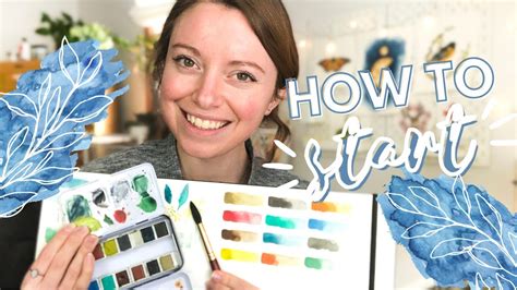 The Very First Watercolor Lesson For Beginners Watercolor Painting