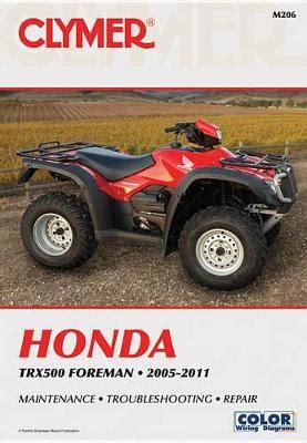 Clymer Workshop Manual Honda Trx Rancher Atv Service