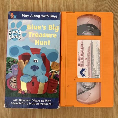 Blues Clues Blues Big Treasure Hunt And Abc S And 123 S Lot Of 2 Vhs 1999 24 46 Picclick Ca