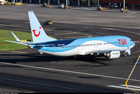 D Amaz Tuifly Boeing 737 8 Max Photo By Nelson Sousa Id 1360217