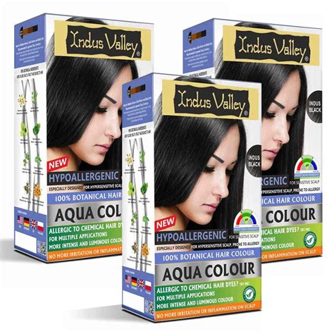 Buy Indus Valley Hypo Allergic Aqua Colour For Hair Online