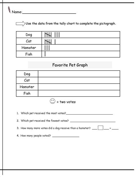 Printable Tally Chart Worksheets Activity Shelter