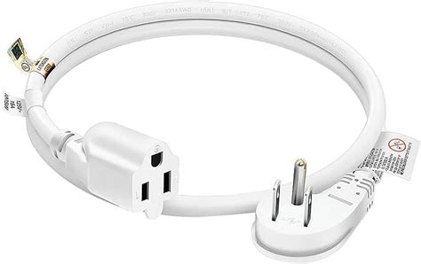 FIRMERST 1875W Flat Plug Extension Cord White 2ft (15A 14AWG) - Walmart.com