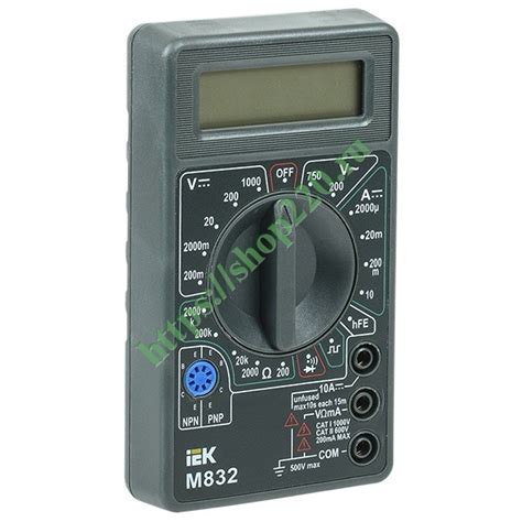 Мультиметр цифровой Universal M832 IEK - купить TMD-2S-832 по недорогой ...