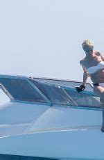 CARA DELEVINGNE In Bikini At A Yacht In Mexico HawtCelebs