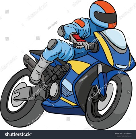 Cartoon Sport Modern Red Motorbike Vector Royalty Free SVG 48 OFF