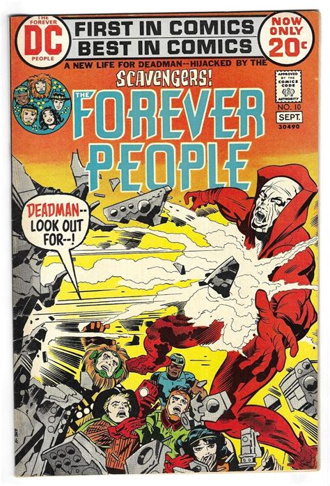 Forever People 10 Bronze Age Dc Comic Book 1st Series Deadman App