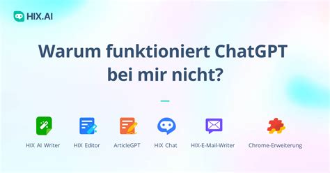 Warum funktioniert ChatGPT nicht Fehlerbehebung und einfache Lösungen