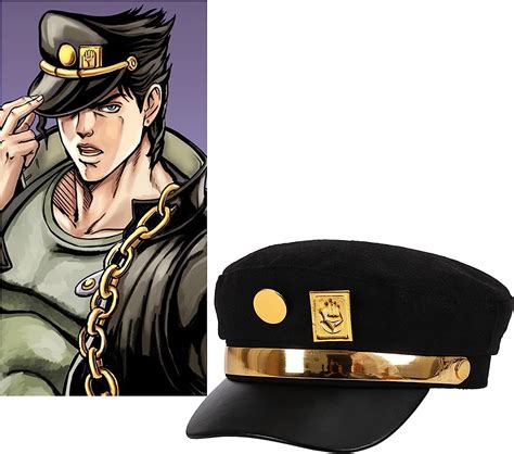 YouBar Jotaro Hat JoJo S Bizarre Adventure Kujo Jotaro Cosplay Visored