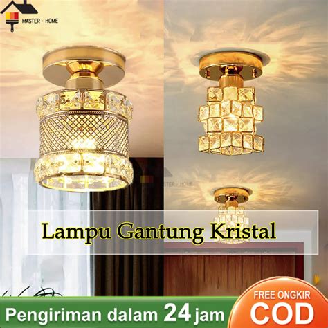 Jual Lampu Hias Gantung Ruang Cod Tamu Lampu Kristal Gantung Mewah