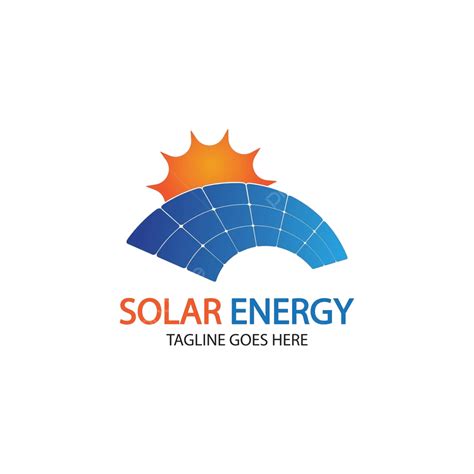 Template For Sun Solar Energy Logo Design With Solar Tech Elements