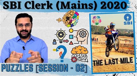 SBI Clerk Mains 2020 Puzzles Session 02 YouTube