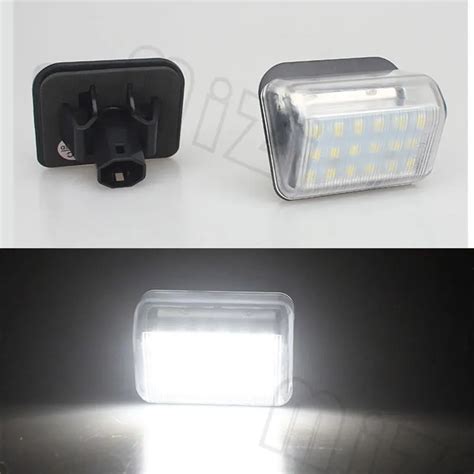 Pcs Car Led License Plate Light V White Smd Led Number Plate