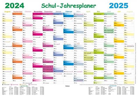 Schul Jahresplaner 2024 2025 Kalender bei bücher de bestellen