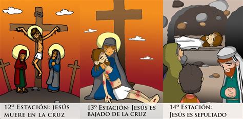 Dibujos para catequesis El VÍA CRUCIS Parte 5