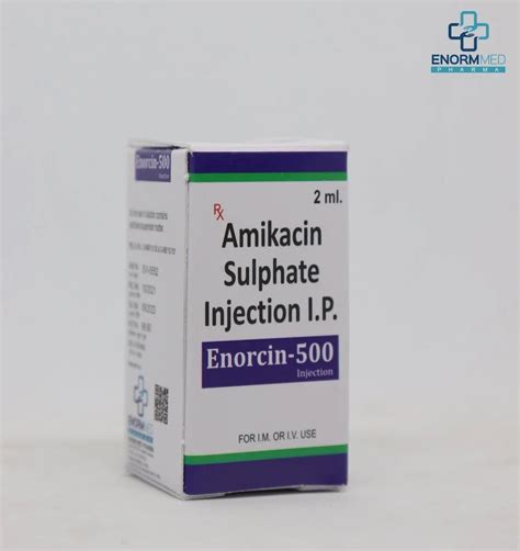 Amikacin Sulphate Injection IP 500 Mg 2ml At Rs 410 Piece In