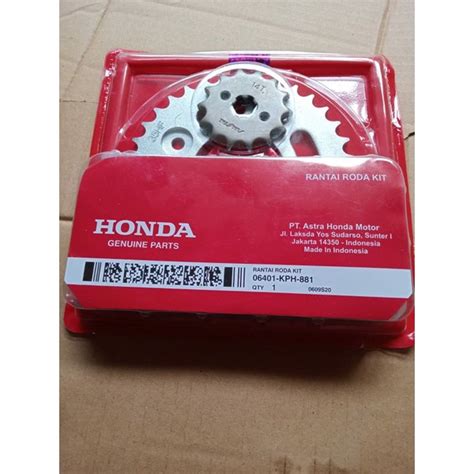 Jual GEAR SET DAN RANTAI HONDA SUPRA X 125 KHARISMA KPH Shopee Indonesia