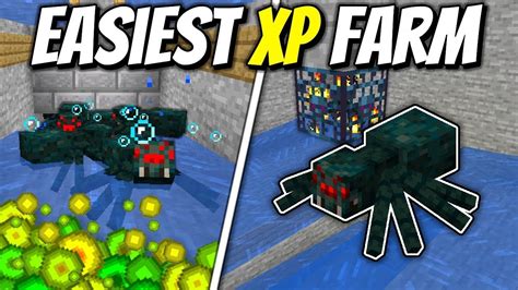 Minecraft Cave Spider Spawner Xp Farm Super Easy Design T D