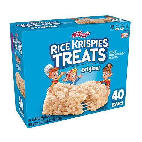 Buy Kelloggs Rice Krispies Treats Crispy Marshmallow Squares Bars 31 2