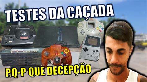 CAÇADA GAMER TESTANDO O LOTE GIGANTE QUE PEGUEI NA FEIRA DO ROLO 12 PS2